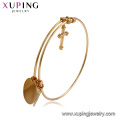 51866 Xuping 18k plaqué or couleur dernières conceptions de bracelet en or sans pierre Chine en gros